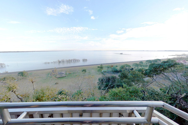 茨城県霞ヶ浦の歩崎展望台